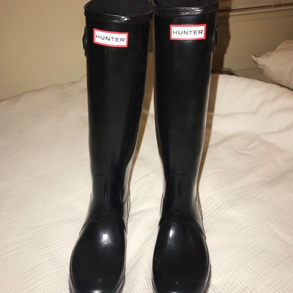 Hunter Rainboots Tall + Glossy